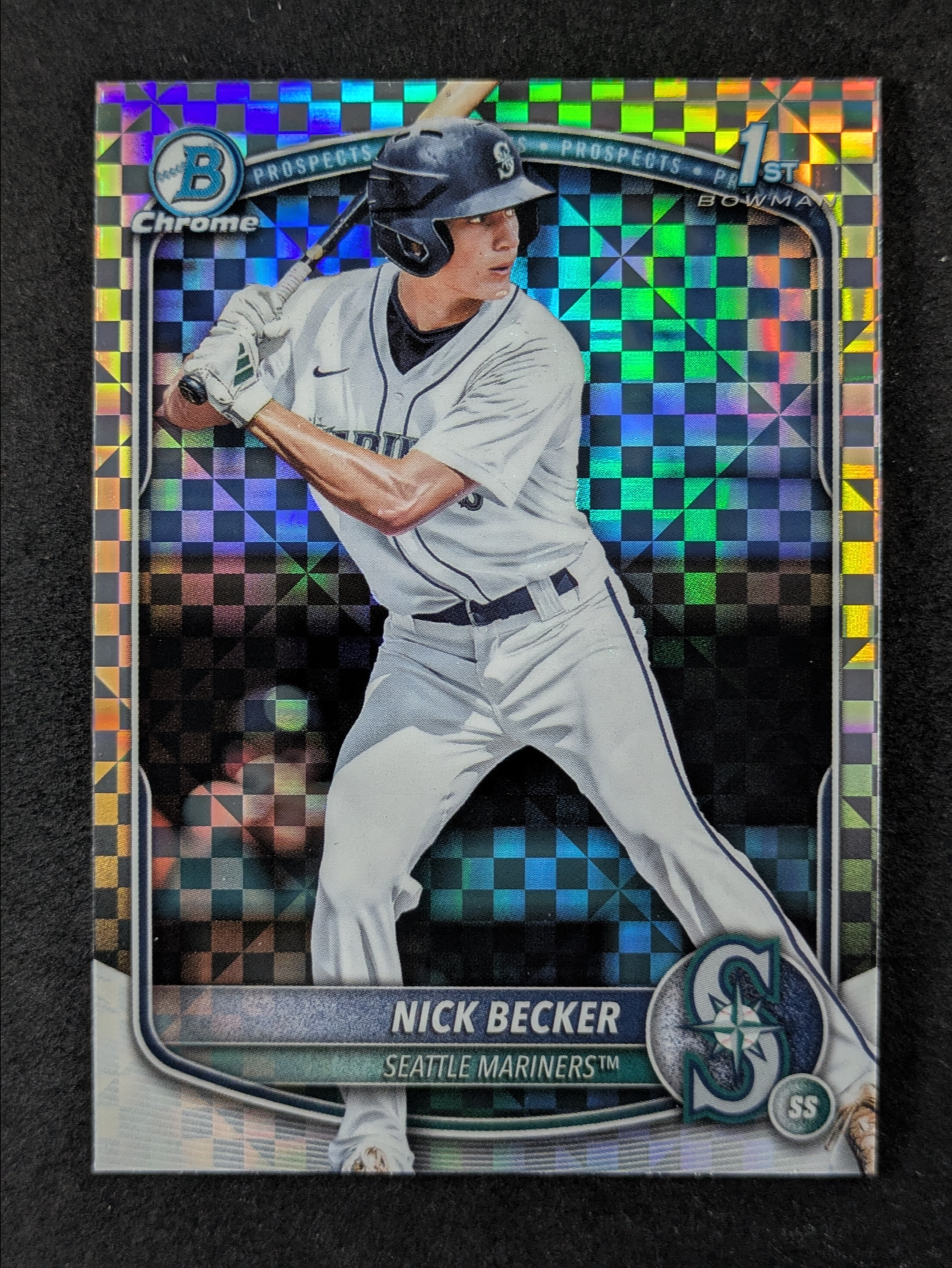 Nick Becker 2025 Bowman Draft #BDC-100 Chrome - X-Fractor Price Guide ...