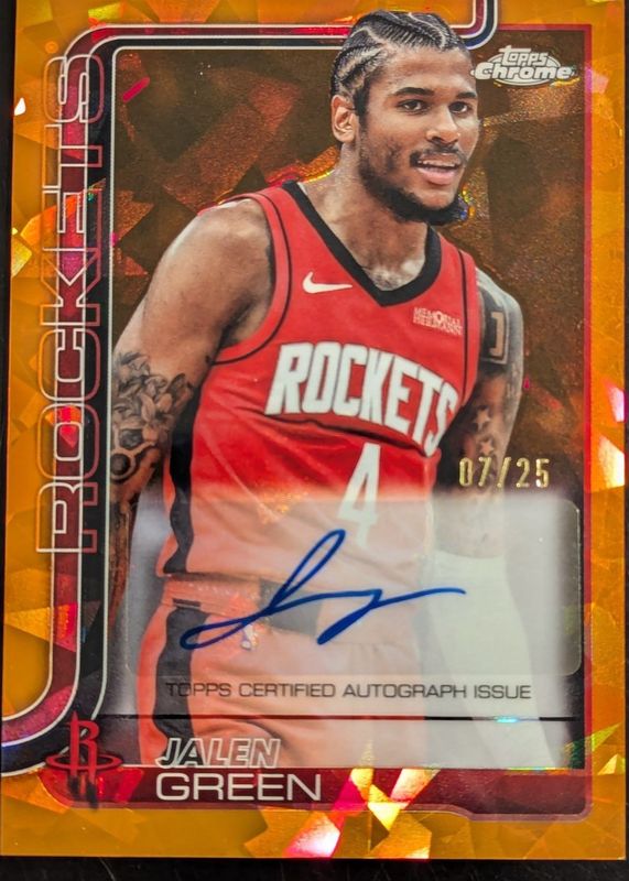 2025 Topps Chrome Sapphire Edition #TCA-JG Autographs - Orange /25