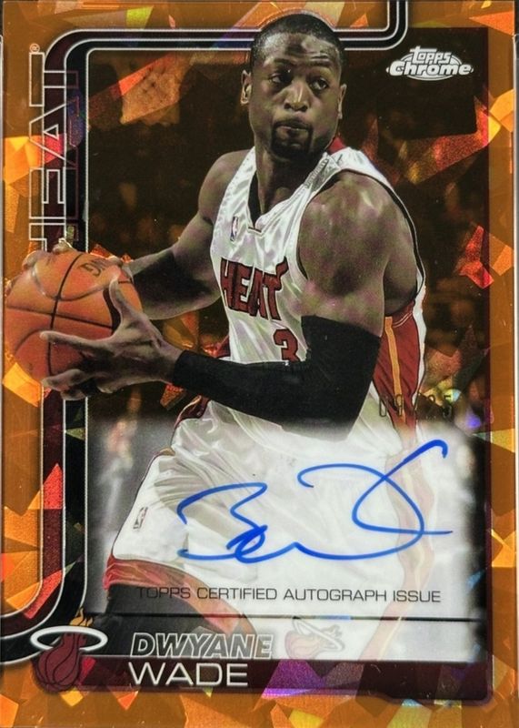 2025 Topps Chrome Sapphire Edition #TCA-DW Autographs - Orange /25