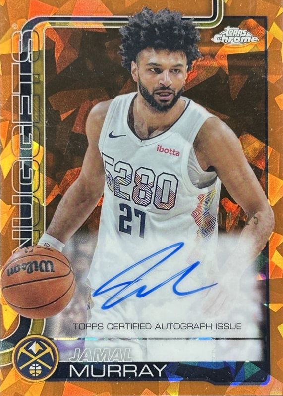 2025 Topps Chrome Sapphire Edition #TCA-JM Autographs - Orange /25