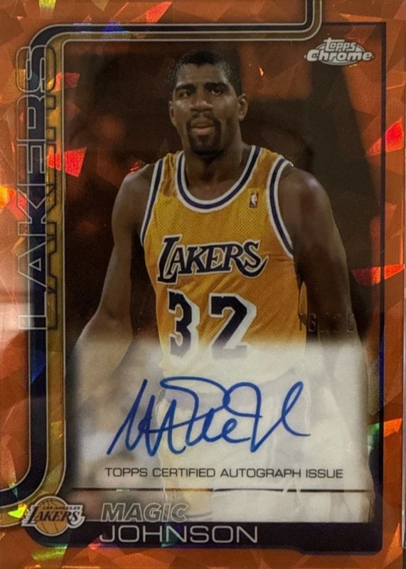 2025 Topps Chrome Sapphire Edition #TCA-MJ Autographs - Orange /25
