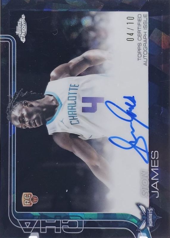 2025 Topps Chrome Sapphire Edition #TCAR-SJ Rookie Autographs - Black /10