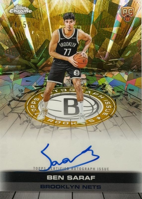 2025 Topps Chrome Sapphire Edition #TAIR-BS Topps Certified Autographs Issue Rookies - Gold /50