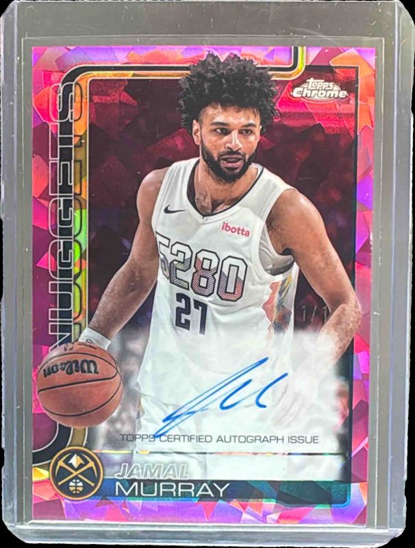 2025 Topps Chrome Sapphire Edition #TCA-JM Autographs - Padparadscha /1