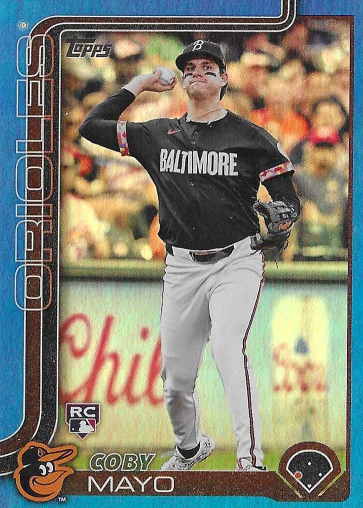 Coby Mayo 2025 Topps #20 Blue Rainbow /150 Price Guide - Sports Card ...