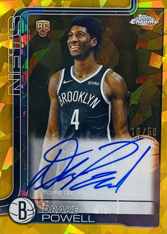 2025 Topps Chrome Sapphire Edition #TCAR-DP Rookie Autographs - Gold /50