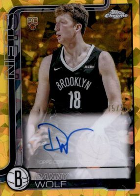 2025 Topps Chrome Sapphire Edition #TCAR-DW Rookie Autographs - Gold /50