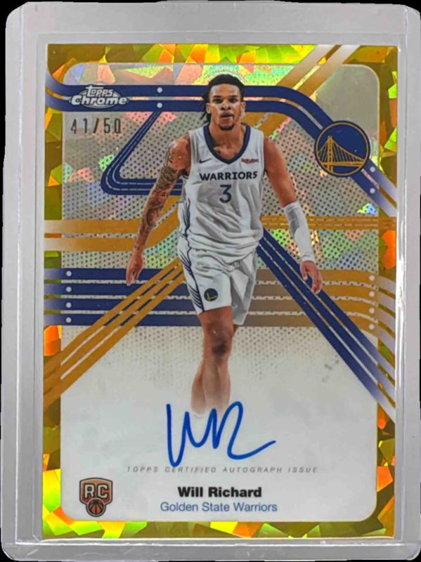 2025 Topps Chrome Sapphire Edition #TCAR-WIR Rookie Autographs - Gold /50