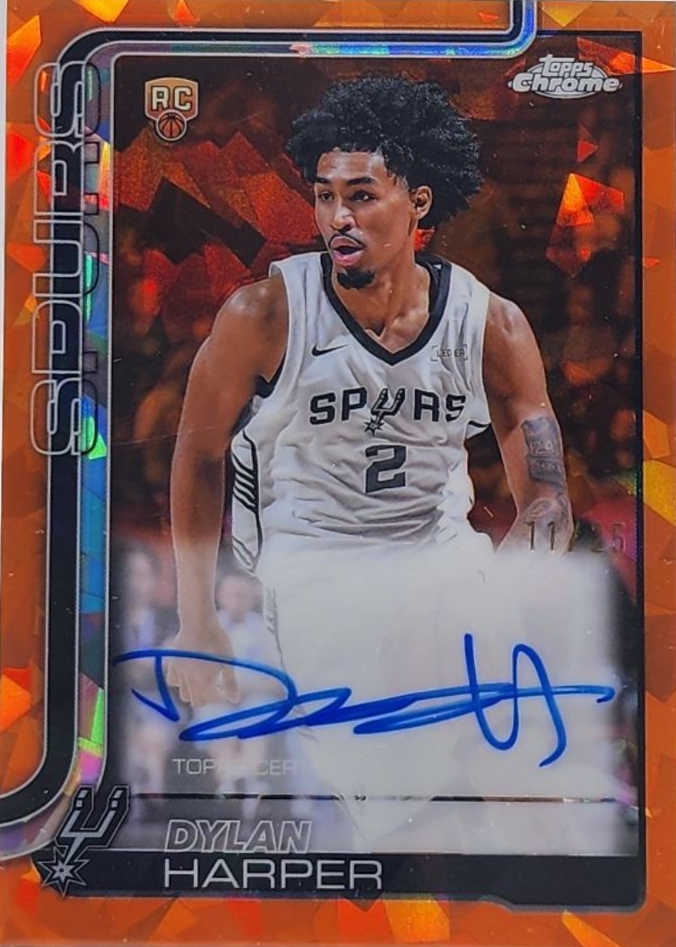 Dylan Harper 2025 Topps Chrome Sapphire Edition #TCAR-DH Rookie