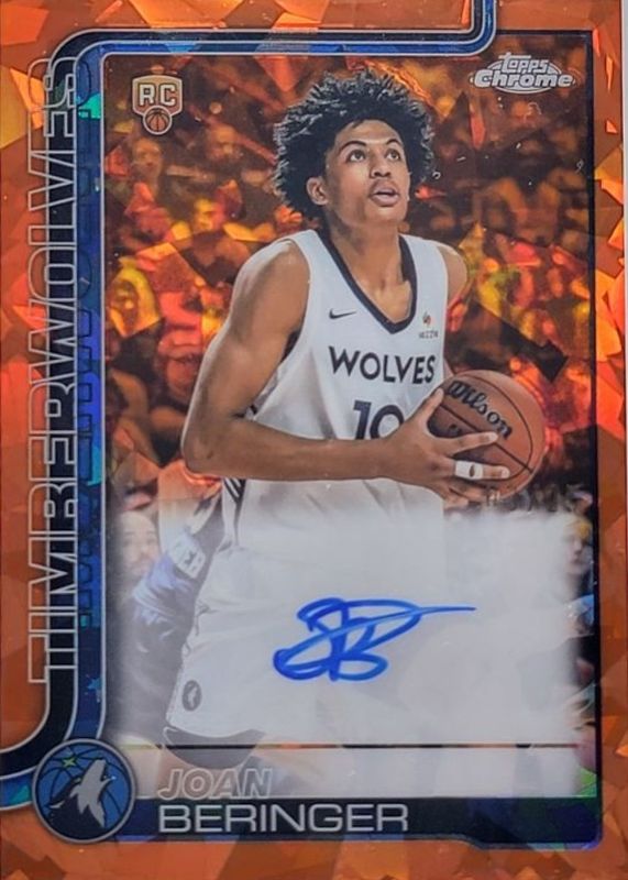 2025 Topps Chrome Sapphire Edition #TCAR-JB Rookie Autographs - Orange /25