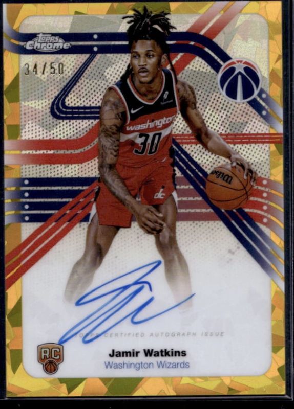 2025 Topps Chrome Sapphire Edition #NS-JW Next Stop Signatures - Gold /50
