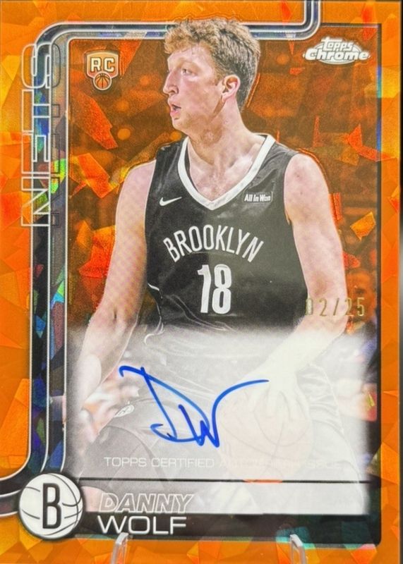 2025 Topps Chrome Sapphire Edition #TCAR-DW Rookie Autographs - Orange /25
