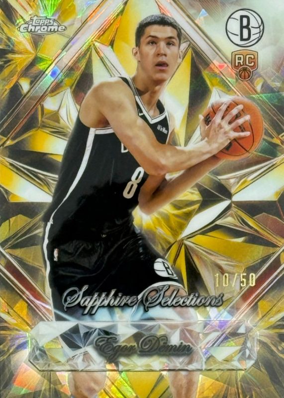 2025 Topps Chrome Sapphire Edition #SS-8 Sapphire Selections - Gold /50