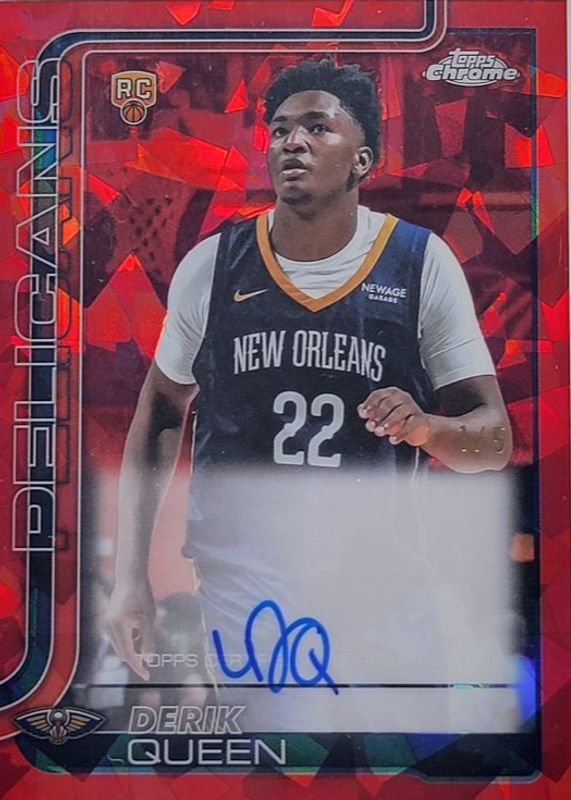 Derik Queen 2025 Topps Chrome Sapphire Edition #TCAR-DQ Rookie