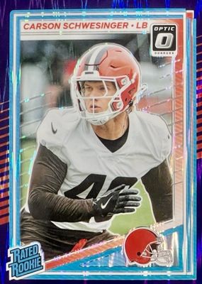 2025 Optic #217 Purple Shock