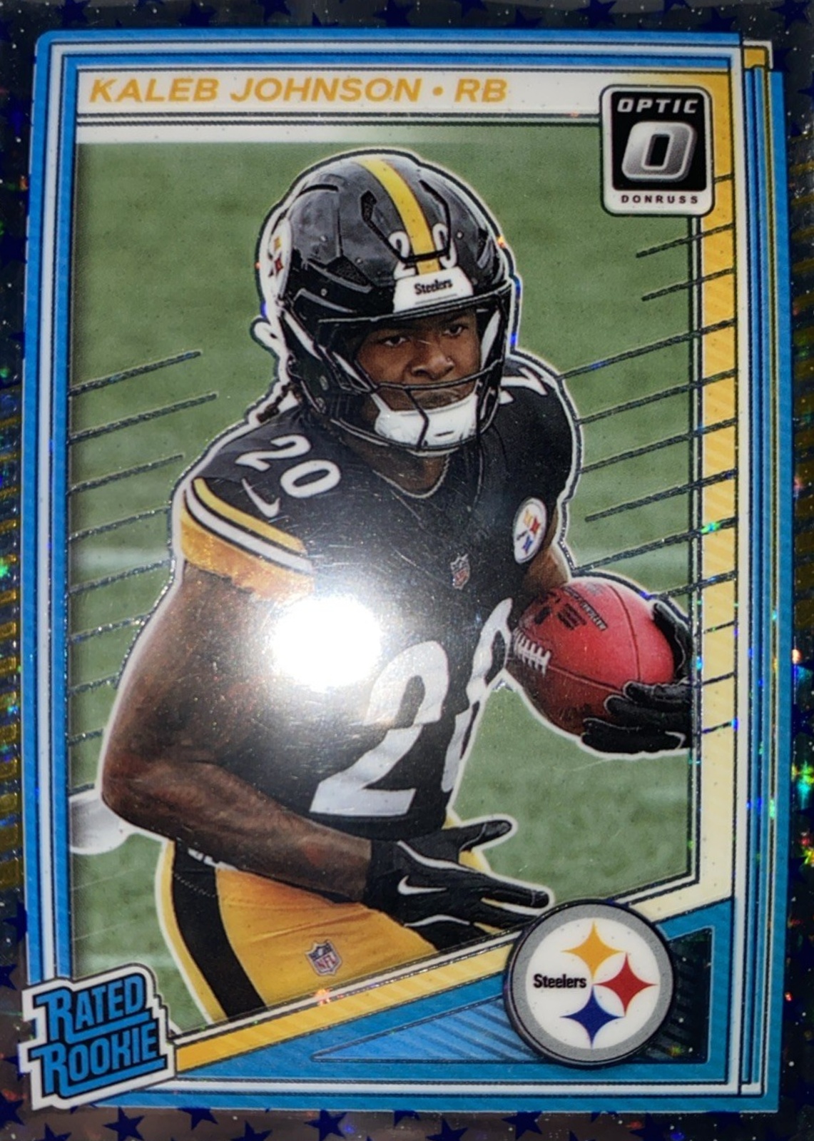 Kaleb Johnson 2025 Optic #232 Stars /(SSP) Price Guide - Sports Card ...