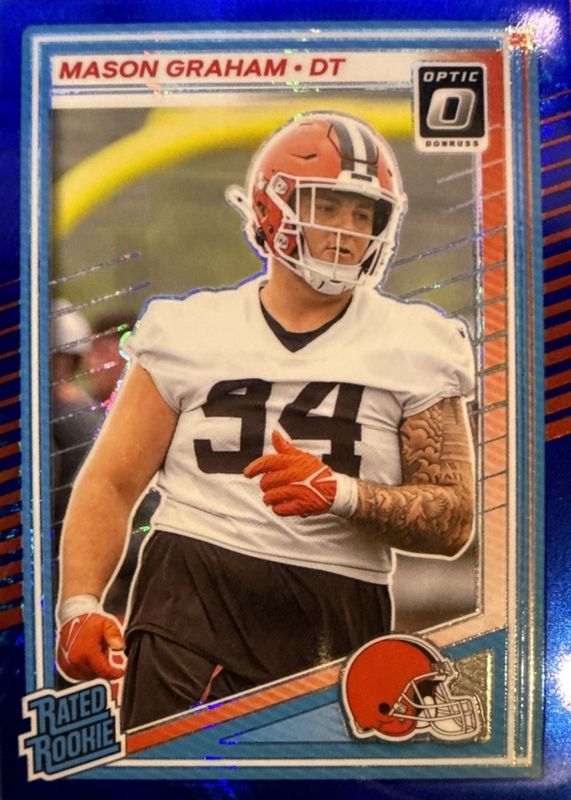 2025 Optic #206 Blue Hyper