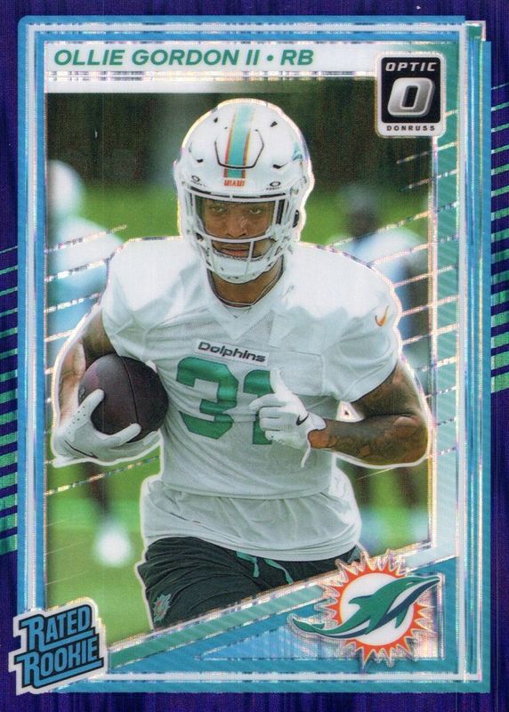 2025 Optic #218 Purple Shock