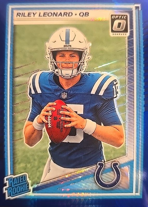 2025 Optic #255 Blue Hyper