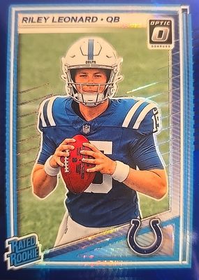 2025 Optic #255 Blue Hyper