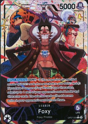 2024 500 Years in the Future #OP07-059 Leader (Alternate Art)