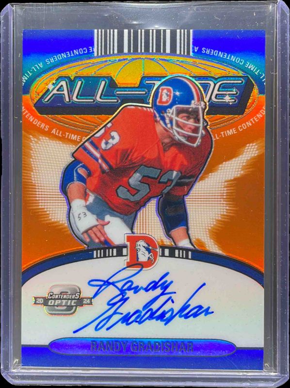 2025 Optic #9 2024 Playoff Contenders Optic Football - All-Time Contender - Orange
