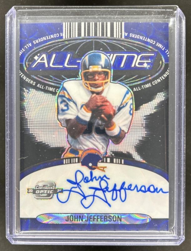 2025 Optic #6 2024 Playoff Contenders Optic Football - All-Time Contender - Black Scope