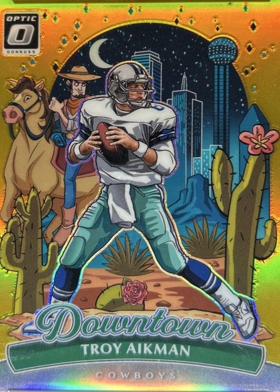 2025 Optic #21 Downtown - Gold /10