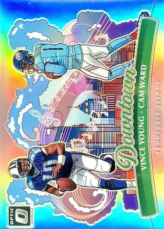 Cam Ward / Vince Young 2025 Optic #2 Downtown Duos /(SSP) Price