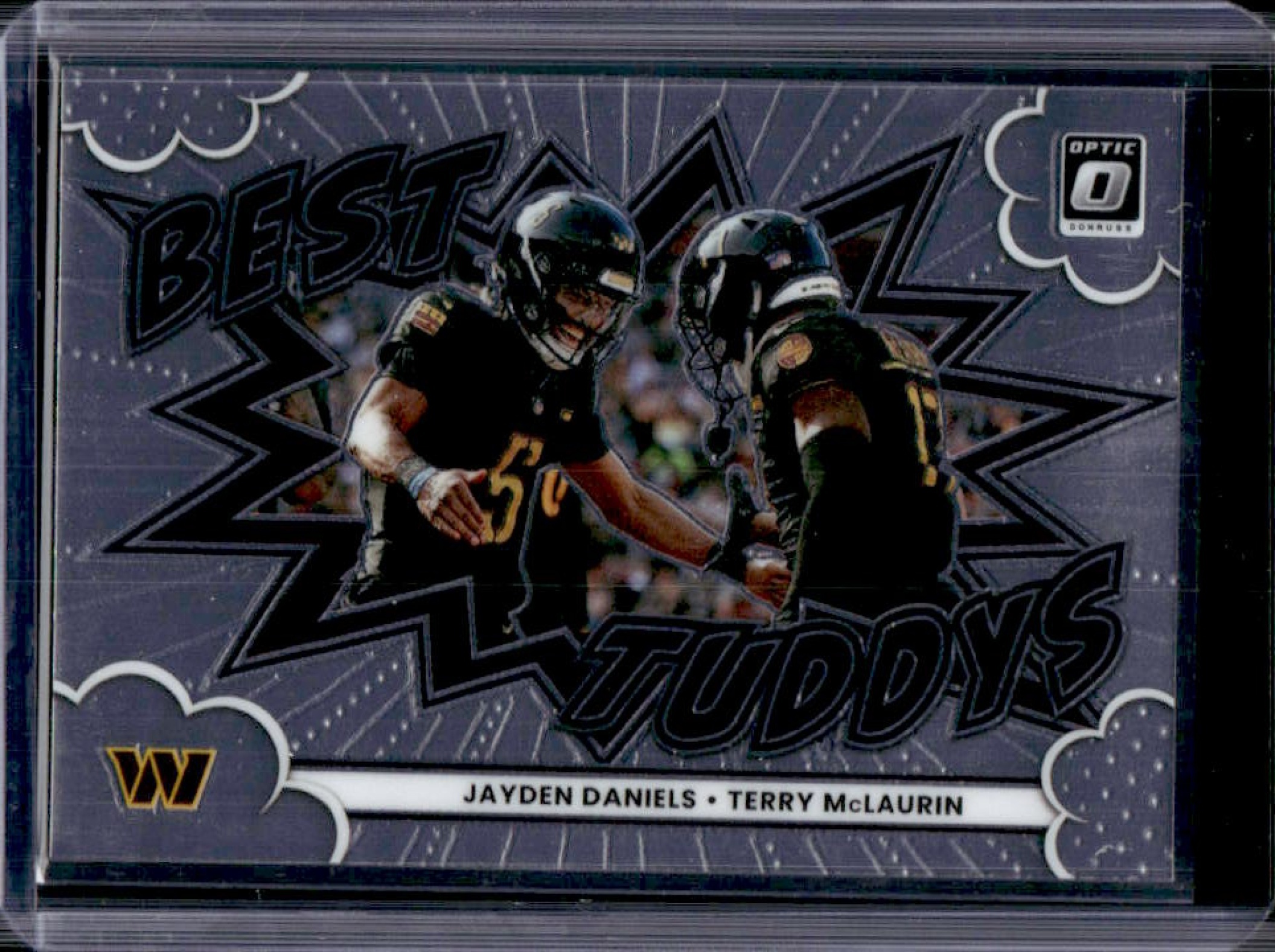 Jayden Daniels / Terry McLaurin 2025 Optic #11 Best Tuddys Price