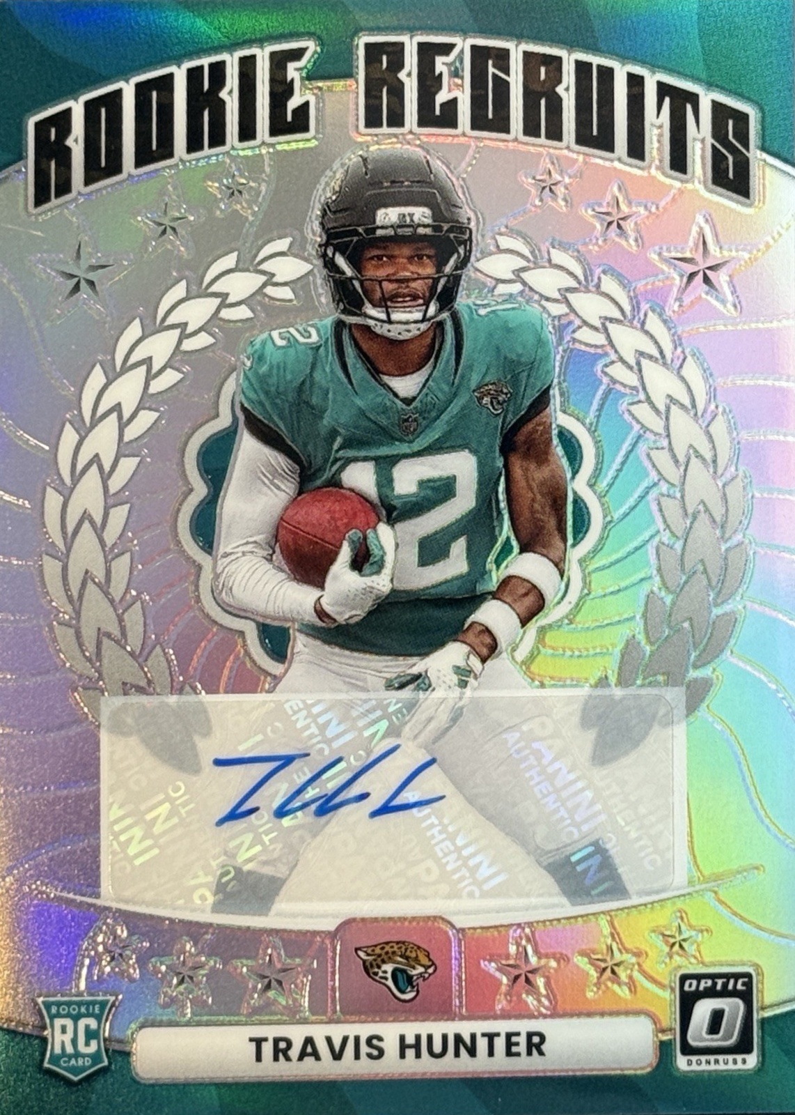 Travis Hunter 2025 Optic #3 Rookie Recruits Autographs /199 Price Guide ...