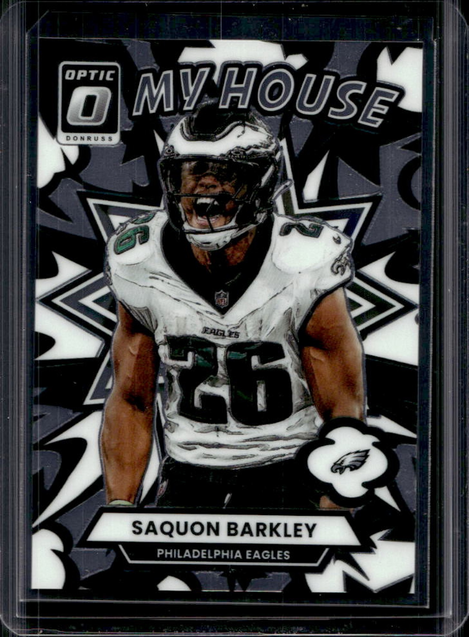 Saquon Barkley 2025 Optic #7 My House! Price Guide - Sports Card