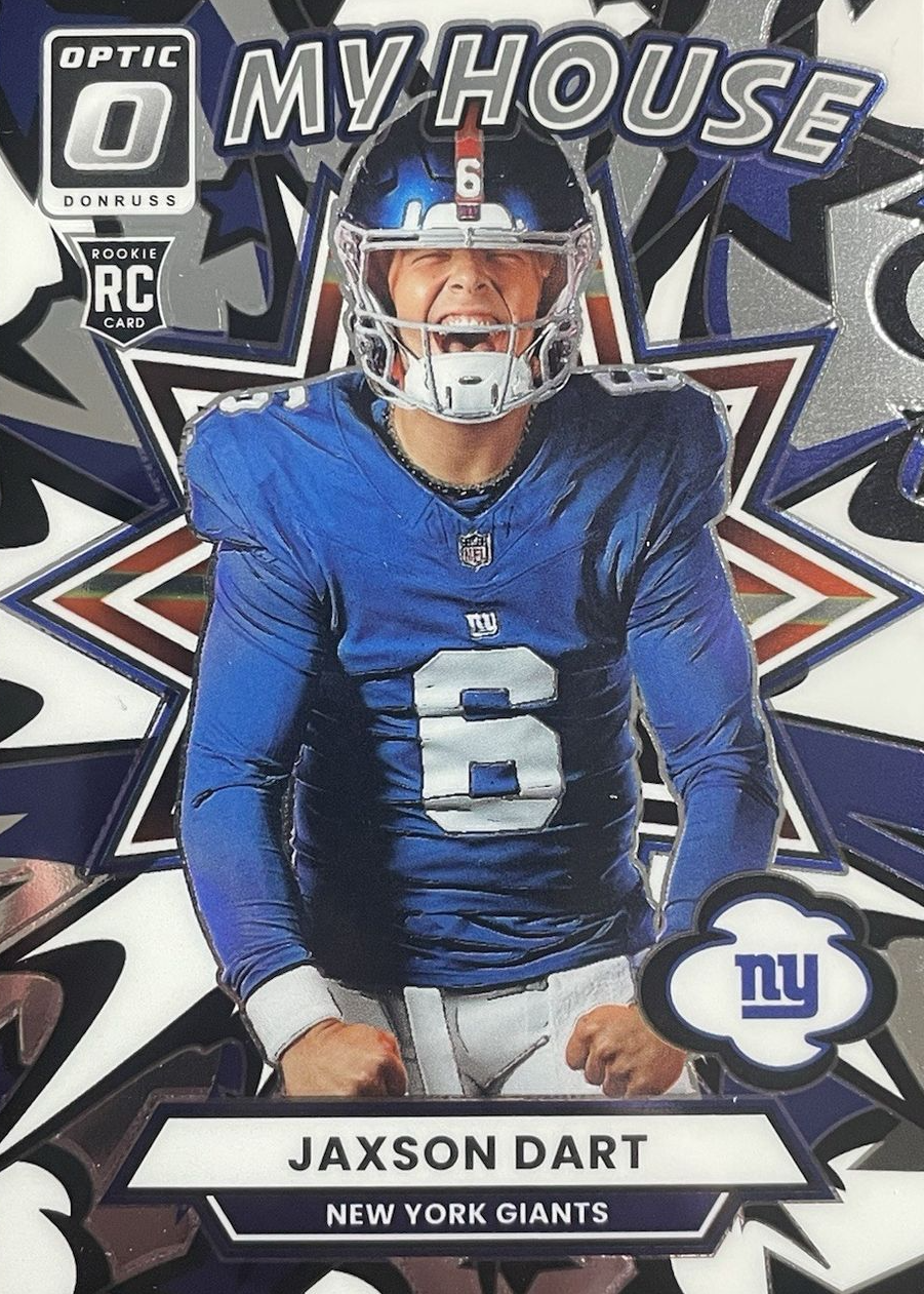 Jaxson Dart 2025 Optic #2 My House! Price Guide - Sports Card Investor