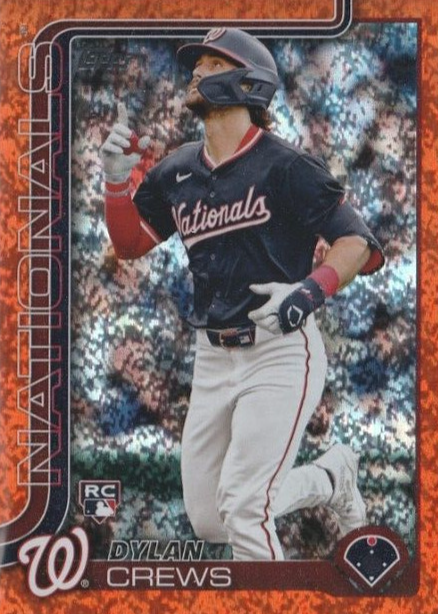 Dylan Crews 2025 Topps #74 Orange Holo Foil /25 Price Guide