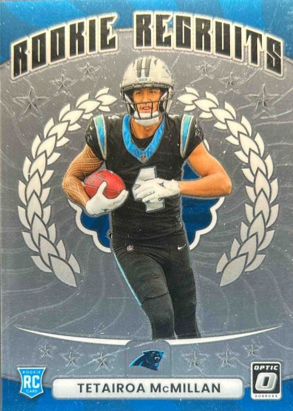 Tetairoa McMillan 2025 Optic #17 Rookie Recruits Price Guide - Sports ...