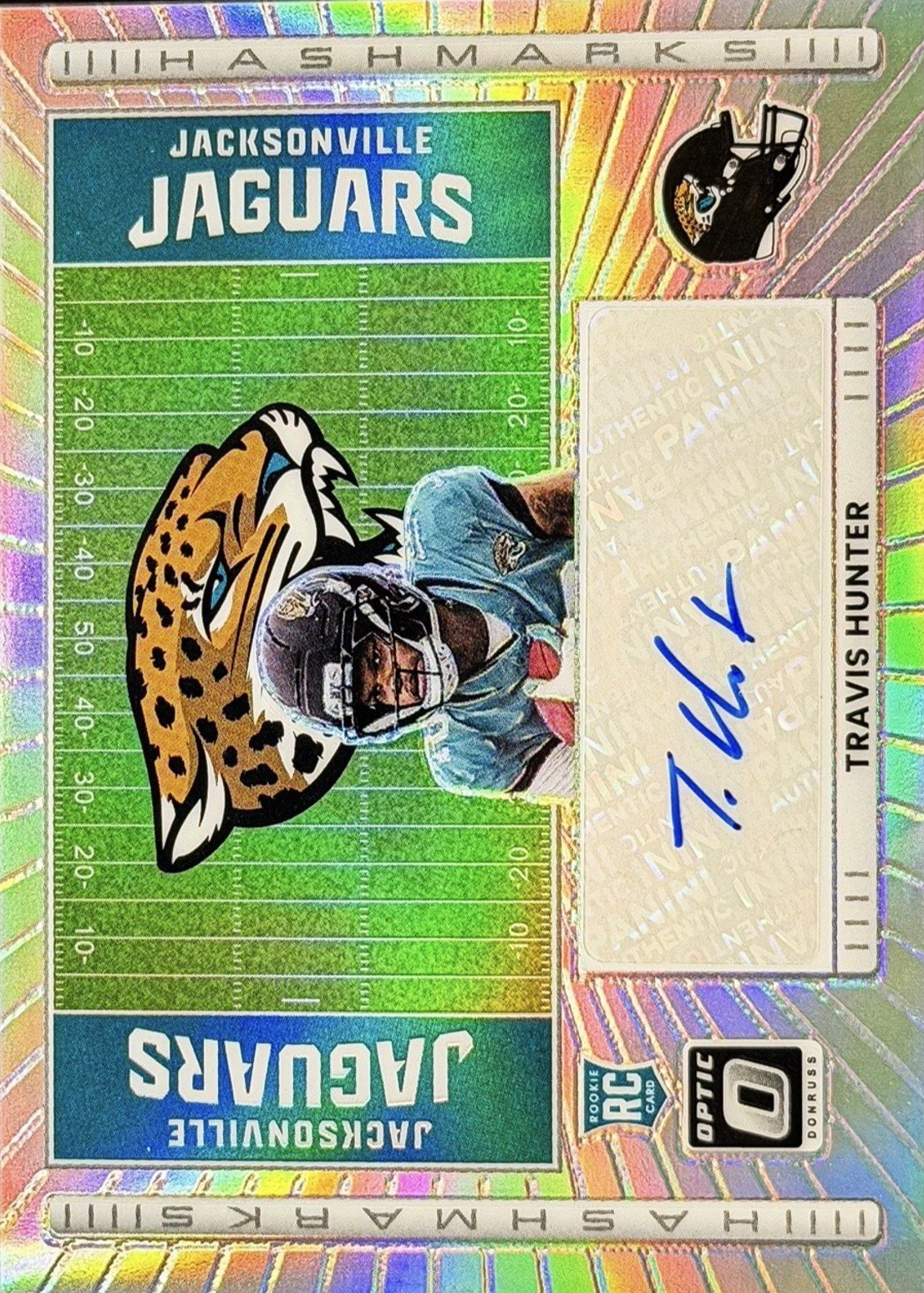 Travis Hunter 2025 Optic #HM-TH Hash Marks Price Guide - Sports Card ...