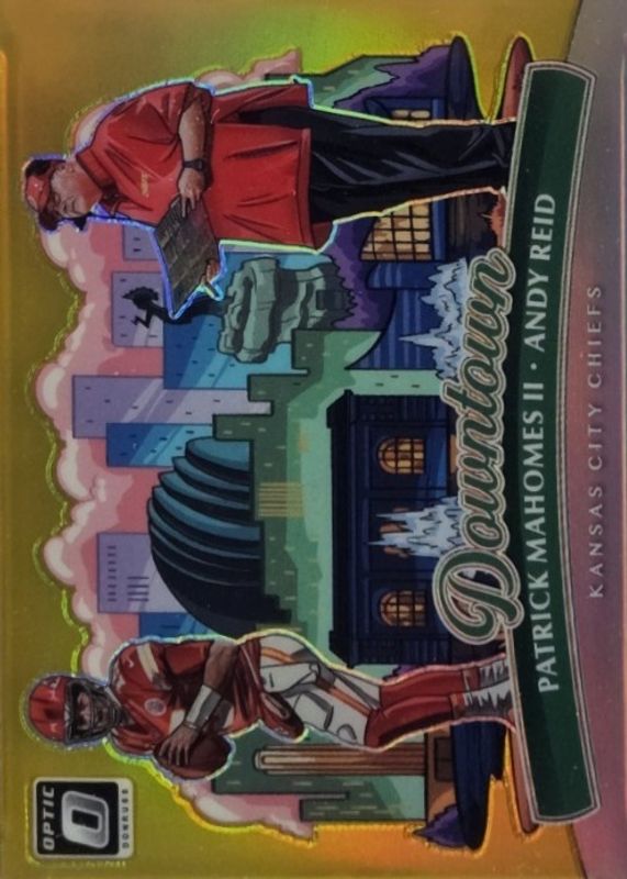 2025 Optic #14 Downtown Duos - Gold /10