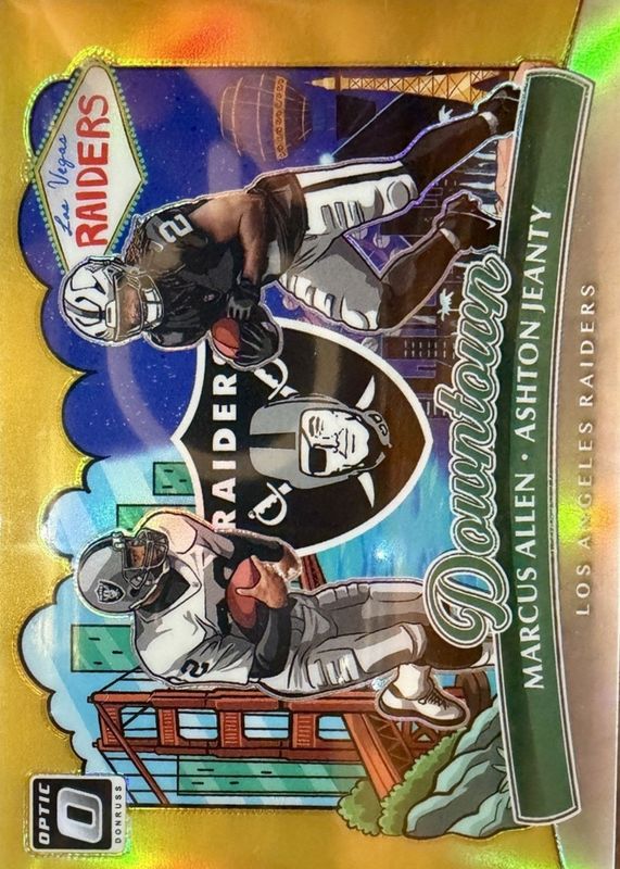 2025 Optic #3 Downtown Duos - Gold /10