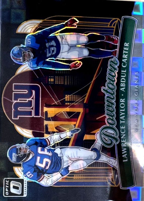 2025 Optic #9 Downtown Duos - Black Pandora /25