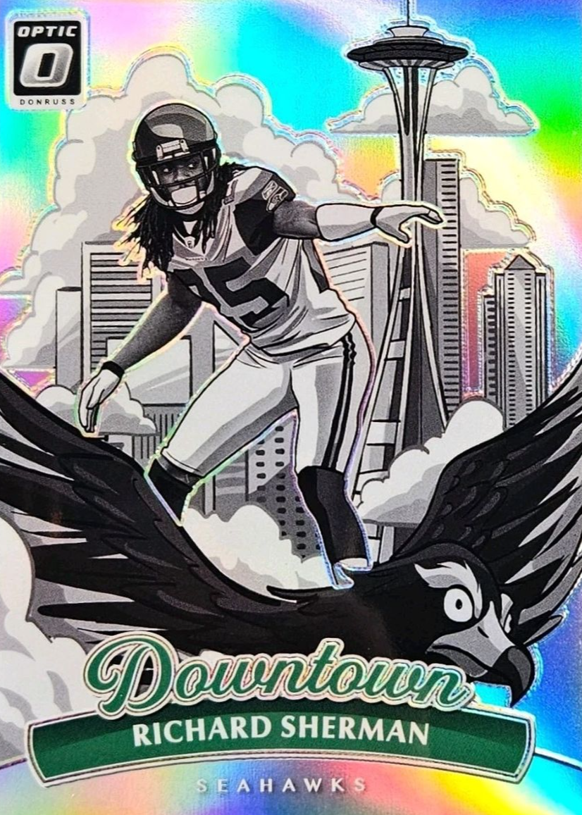 Richard Sherman 2025 Optic #4 Downtown Legends /(SSP) Price Guide