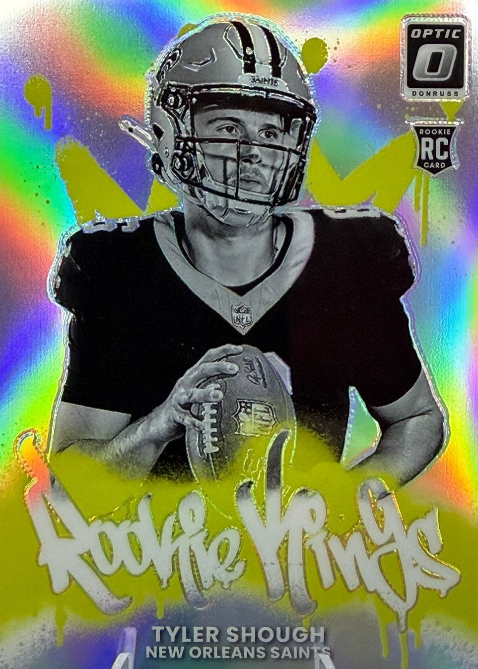 Tyler Shough 2025 Optic #14 Rookie Kings /(SSP) Price Guide - Sports ...