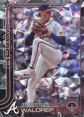 toops 2025 HURSTON WALDREP投手 オートグラフカード 2025 Topps Series 1 Hurston Waldrep RC 1990 Silver Pack AUTO