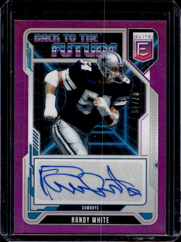 2025 Elite #21 Back to the Future SIgnatures - Purple /49