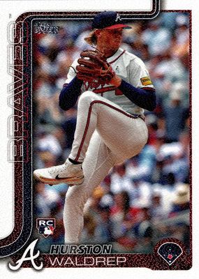 Hurston Waldrep 2025 Topps Chrome #RA-HW Rookie Autographs
