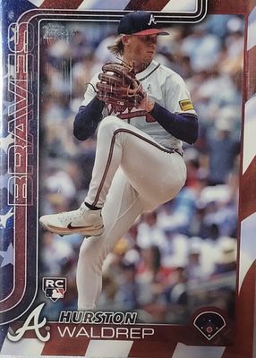 Hurston Waldrep 2025 Topps #253 Team Color Price Guide