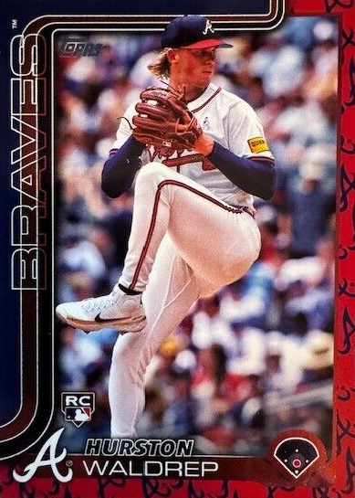 Hurston Waldrep 2025 Topps #253 Team Color Price Guide - Sports