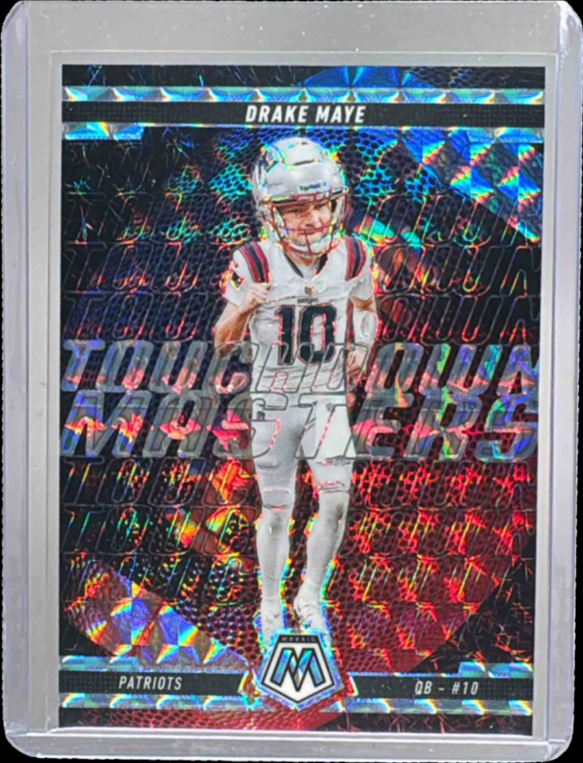 Drake Maye 2025 Mosaic #9 Touchdown Masters - Mosaic Price Guide ...