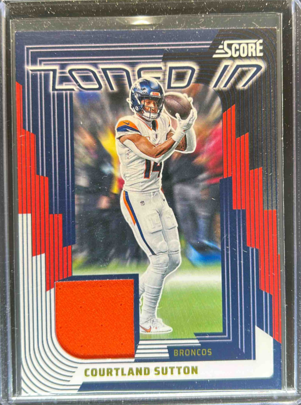 Courtland Sutton 2025 Score #ZON-CSN Zoned In - Jerseys Price Guide ...