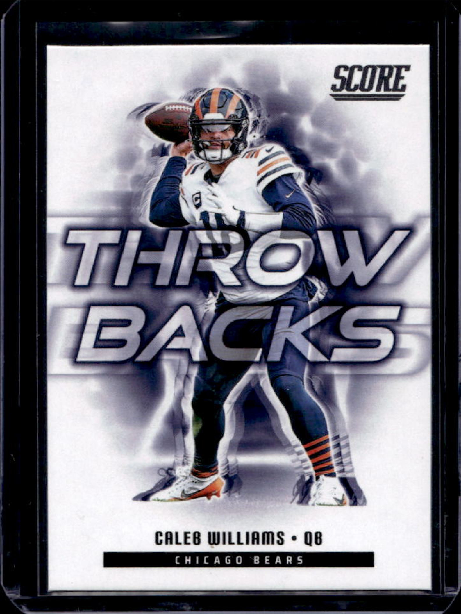 Caleb Williams 2025 Score #4 Throwbacks Price Guide - Sports Card Investor