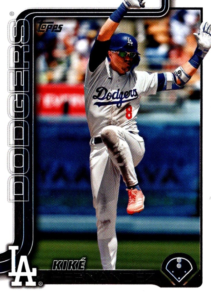 Kike Hernandez 2025 Topps #201 Dancing Dodgers Variation /(SSP